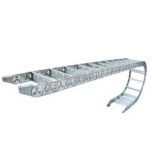 Steel Cable Drag Chain Hydraulic Hose Chain CNC Flexible Cable Channel