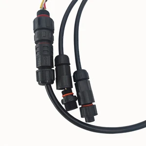 IP68 Electrical Power Cable Waterproof Connector Connector Electrical Terminal Wire Adapter Screw Locking Joiner