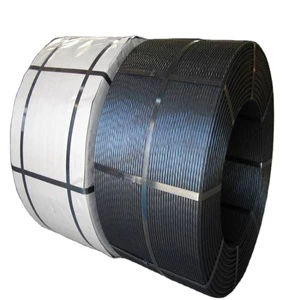 High Tensile Prestressed Concrete Bonded PT Strands Cables Prestressing Steel Strand Wire Rope AiSi Spiral Ribbed 12.7mm PC
