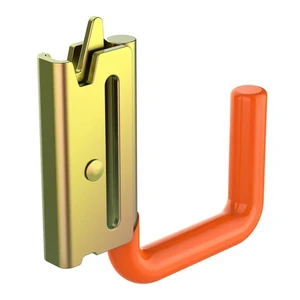 Heavy Duty E Track J Hooks with Non-Slip Rubber Coating 0.5