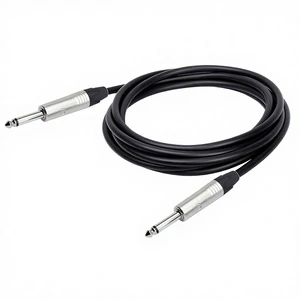 GTC017 24AWG Straight 6.35mm Instrument Cable 1/4 Inch Guitar Cord for Electric Guitar, Keyboard, and Pedalboard