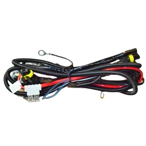 Car Headlight 12V H4 Wiring Harness Xenon Light One-to-Two Integrated High/Low Beam Variable Light Motorcycle 35W/55W Automobile
