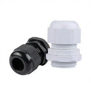 Factory-Direct M8 Plastic/Nylon Cable Connector & Gland Model WZCHDA-M for Water/Gas/Drainage Applications 0-4mm Cable Diameter