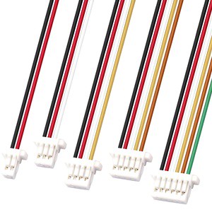 Factory Wholesale JST SH MX GH ZH PH EH XH VH 1.0 1.25 1.5 2.0 2.54 3.96mm Pitch 2 Pin Connector Electrical Wire Harness