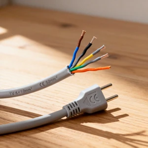 Weather Resistant RVV RVVP Power Cables Anti Interference for Construction Contractors in Denmark Outdoor Construction Project