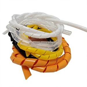 Industrial Grade Insulation Spiral Cable Management Sleeve, Waterproof & Dustproof Spiral Wrap Tube