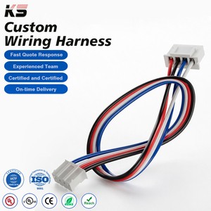 Custom JST PH XH GH ZH SH Molex Dupont SUR Connector Wire Harness Cable Assembly 0.8-2.54mm Pitch 1-40Pin Electronic Wiring