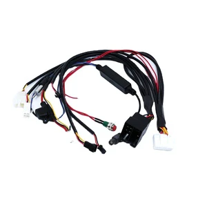 Customized Automotive Auto Alarm Led Cable Assembly GPS Wiring Harness