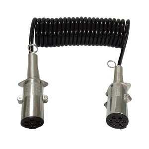 7 Core Cable Trailer Spiral Cable for Trailer Truck Car Cables Spring Power Wire