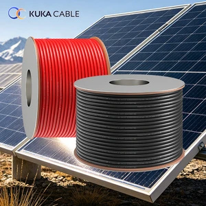H1Z2Z2-K PV Wire 4mm 6mm 10mm 1500V DC Double Insulated XLPO Halogen Free Low Smoke Flame Retardant Water Resistant