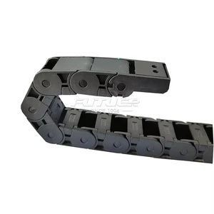 Stocked Flexible Black Nylon Drag Chains for Protective Machine Cable