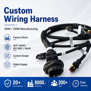 Factory Custom Automotive Electronic Machinery Wiring Harness PVC Jacket Cable Assembly