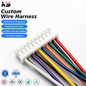 Custom JST Terminal Automotive Wiring Harness 2-16Pin Waterproof Anti-Vibration Cable Assembly