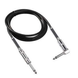 6.35mm Right Guitar Cord Professional Instrument Cable for Electric Guitar AMP