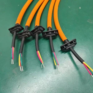 Custom High Voltage XLPE Cable with Copper Conductor Waterproof EV Automobile Wiring Harness for High Temperature Conditions