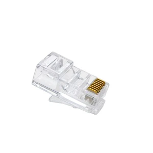 RJ45 Connector for Network PC Housing Cat5e Cat6 Applications