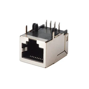 Single RJ45 Female Connector Ethernet Modular Jack for PCB Network Connector RJ45 Jack