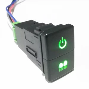 OEM Replacement Dual Button 12V Switch Kit with Harness Direct Fit for Toyota Tacoma/Tundra/4Runner