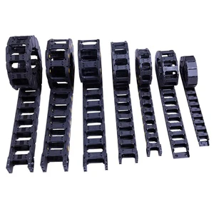Nylon Drag Chain Cable protection Engineering Plastic Bridge Drag Chain Fully Enclosed Machine Tool Flexible tank Chain