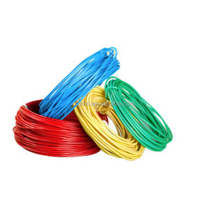 House Wiring Construction Single Core PVC Insulated Bare Solid Copper Electric Cable 450/750V Low Voltage BV/BVR Model