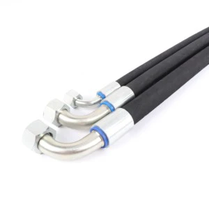 Fabric Covered Steel Wire Braided High Pressure Hydraulic Hose Oil and Heat Resistant Rubber Tube