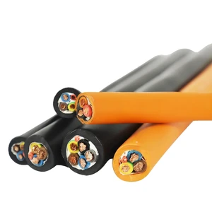 Power Distribution YJV Oxygen-free Copper Solid Conductor XLPE Power Cable 0.6/1kV 2/3/4/5 Core 1.5-10mm EV Charging Building