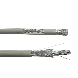 High Speed Cat6 SFTP Ethernet Cable Industrial Grade 500m Reel 23awg Oxygen Free Copper LSZH Jacket High Temperature