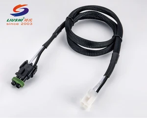 Custom-Made Copper Core PVC Insulated Automotive Wire Harness Assembly with Adapter Connector for Automobile Application