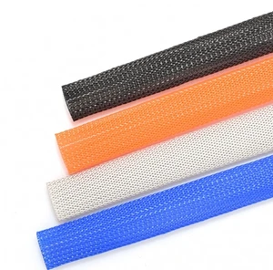 JDD Polyester Expandable Sleeving Braided High Dense Wire Cable Harness Sheathing 3~76mm