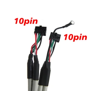 10Pin Dupont Shielded Cable Anti-interference Grounded Design Pre-assembled Wire Harness for Automation Equipment Connection