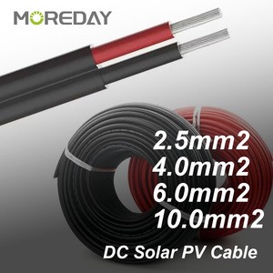 62930 IEC131 Certified Solar PV Cable Dual Twin Core 2*4mm² Low Smoke Halogen-Free for Power Station