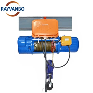 1T 16T Capacity Single Double Speed Polipasto Electrico De Cable Para Gruas Aereas Electric Wire Rope Hoist For Overhead Crane