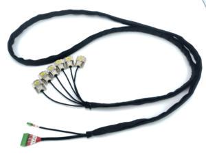 Customized D-Sub Connectors Wire Harness PVC Jacket FEP Insulation Copper Core Industrial Machines Application