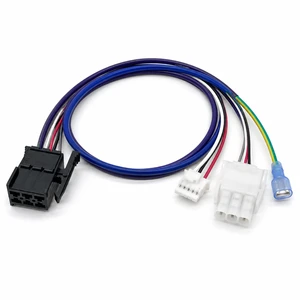 Automotive Electrical 6 3 4 Pin 14 16 18 20 22 24 26 28 AWG Integrated Cable Assembly Wiring Harness with Ground Terminal