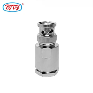 Factory Directly BNC Male Plug Clamp Screw for LMR300 LMR-300 5D-FB 5DFB RG6 RF Cable RF Coax Coaxial Connector