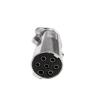 High-Quality European Standard Iso1185 24V N Type 7-pin Trailer Plug With Spring Cable
