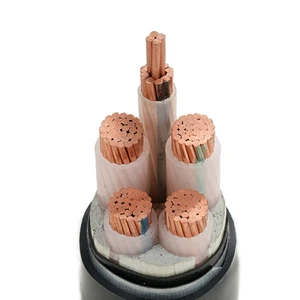5 Core Halogen-free High Voltage PVC Power Cable XLPE Insulation 100 Meters 10mm~800mm Copper Industrial Construction Railway