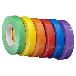 Aging-resistant PVC Insulating Tape Rubber Adhesive Single Sided Long Service Life for Long-term Wiring Engineering Projects