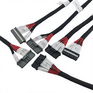 Custom BMS Battery Collection Cable for Energy Storage System 10-24S Lithium Battery Temperature Current Sensing Harness