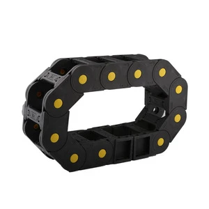 Nylon Flexible Cable Carrier Drag Chain 1M Long Customized Bending Radius