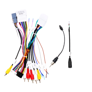 Custom Braided Sleeve Wire Harness For Industrial Automation Systems Durable High Precision Multi Pin Cable Assembly