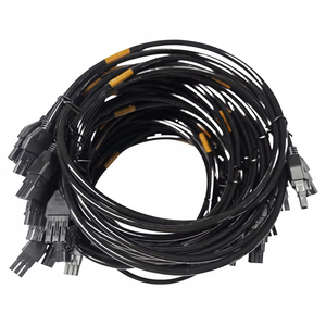 Industrial High Voltage Multi Core Shielded Wire Harness High Flex Insulation Cable Assembly with TPE Jacket