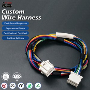 Customized MX1.25mm Pitch Tin Plated Copper Conductor PVC Insulation Automotive Electronic Cable Assembly Adapter Wire Harness