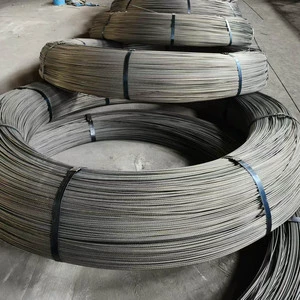High Tensile Spiral Ribb PC Steel Wire 0.7-4mm Durable Construction for Office Building Concrete Construction Cutting Black