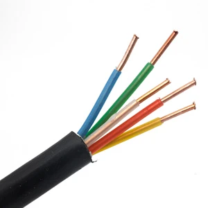OFC Power Wire Single Cu Conductor XLPE Insulation PVC Sheath Low/Medium/High Voltage 1/0 Cable for Construction Railway