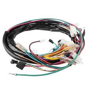 Professional Custom Wiring Harness For Industrial Automation Systems Durable Braided Shielded Cable Assembly Loom