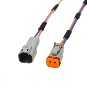 Professional Factory-Made DT06-6S DT04-4P Waterproof IP67 6-Pin Copper Conductor Rubber Insulated CE RHOS Wire Harness