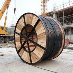 Building Power Cables Solid Flame Retardant Industrial Construction Power Station XLPE 0.6/1KV YJV Copper Cable