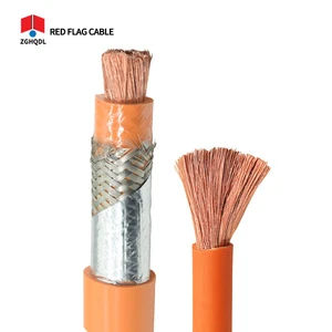 200 Degree AC1000/DC1500V EVR 50mm2 EV New Energy Vehicle Cable Automotive Wire Factory 50mm2 Shielded High Voltage Cable