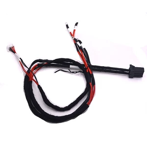 Custom Made PVC Fuel Injection Rock Light Wiring Harness for Industrial Piaggio Scooter Har Wire Electronic Ring PTFE Copper